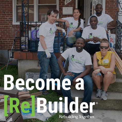 Become A Re Builder Rebuilding Together