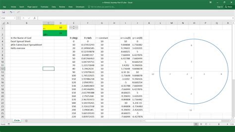 Excel R F Theta Journey Part 01 Innovative Excel Spreadsheet Design