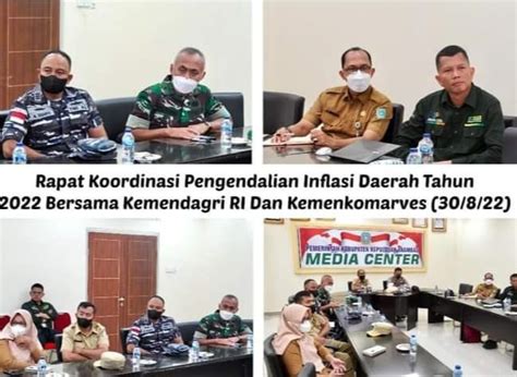 Rapat Pengendalian Inflasi Daerah Langsung Dipimpin Mendagri Secara Virtual