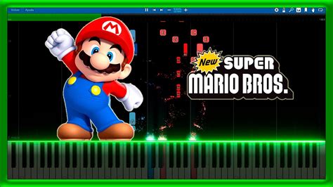 Super Mario Bros 🍄 Overworld Theme 🎮 Reactive Visualizer Piano