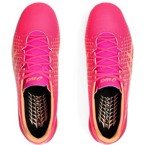 ASICS MENACE Boots Hot Pink Bright Sunstone Players Sports NZ