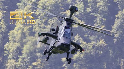 4k Eurocopter Ec 665 Tiger Uht German Army 7448 Flying Display