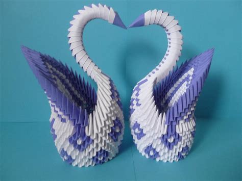 3d Origami Swans By Xxmystic Heartxx On Deviantart