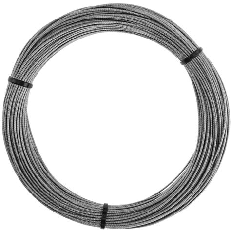 Cable De Acero Inoxidable 7x19 De 1 5 Mm Bobina De 50 M Recubierto De