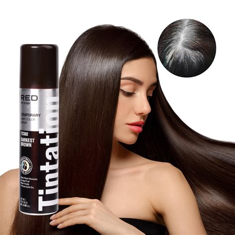 Red By Kiss Temporary Hair Color Spray Quick Dry Smudge Proof