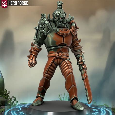 30 Best Warforged Barbarian Images On Pholder Dn D Characterdrawing And Hero Forge Minis