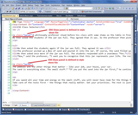 Css Class Selector Examples In Jquery Asp C Sql Blog