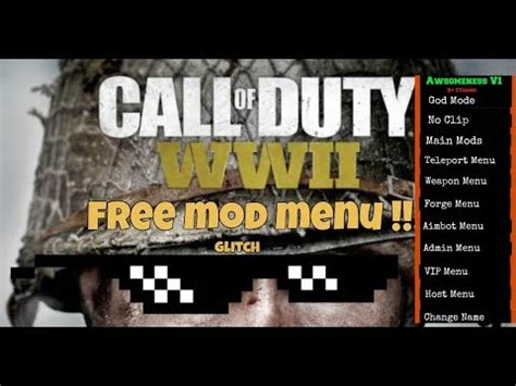 How To Get A Mod Menu HACKER In Call Of Duty WW2 ALREADY COD WW2 God