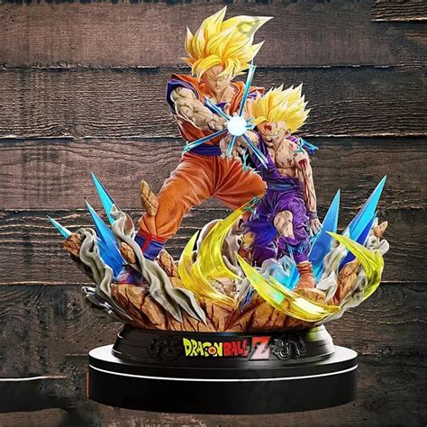 Goku and Gohan – Father and Son Kamehameha 3D Printing Model STL