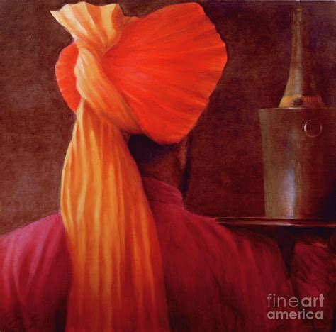 Wine Waiter At The Taj Painting By Lincoln Seligman Fine Art America