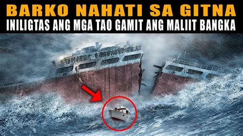 Ang Pagsagip Sa Nahating Barko Gamit Ang Maliit Na Bangka Sa Gitna Ng