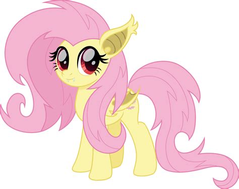 Fluttershy Bat Pony By Cloudyglow On Deviantart