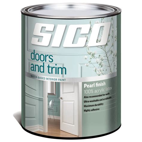 SICO Interior Paint For Doors And Trim 100 Acrylic Latex Pearl