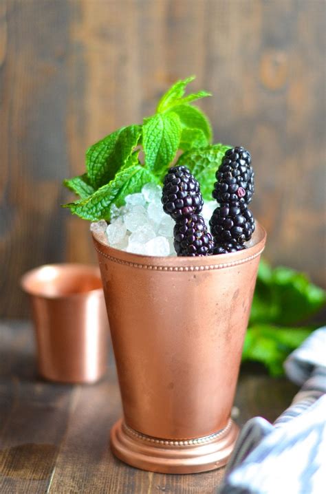 Roasted Blackberry Mint Julep My Modern Cookery