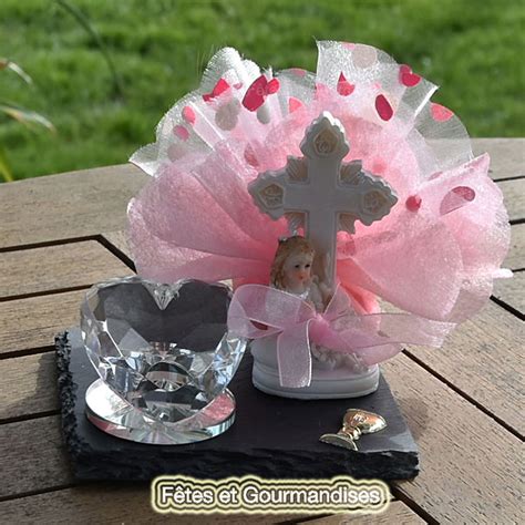 Composition Florale Souvenir Communion Coeur Cristal Compositions