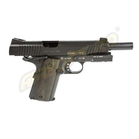 Colt M1911 Rail Gun Gbb Co2 Black Mat 180524