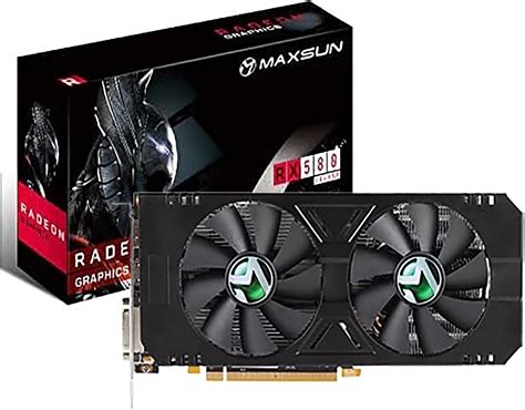 Amazon Maxsun AMD Radeon RX 580 Graphics Card 2048SP GDDR5 256