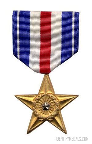 The Silver Star Medal - American Medals & Awards, WW1