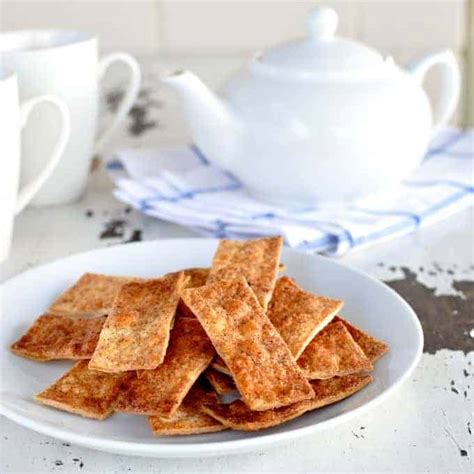 Cinnamon Sugar Tortilla Crisps Recipetin Eats