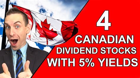 Best Canadian Dividend Stocks To Buy Yielding 5 Youtube