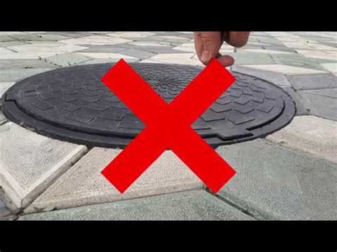 Доработка крышки канализационного люка - YouTube