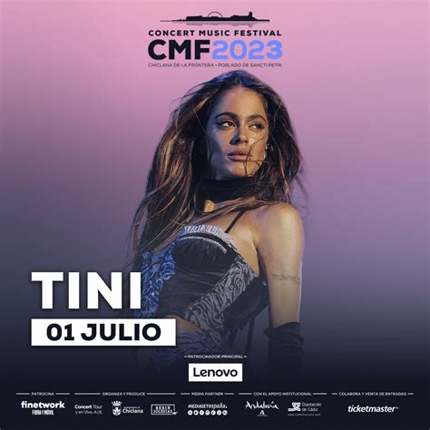 Concert Music Festival 2023 Anuncia A Tini Como Nueva Incorporación