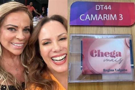 Regina Volpato Surge Christina Rocha Nos Bastidores Do Chega Mais