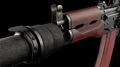 Artstation Aks 74u Aks 74un Kalashnikov Assault Carbine Rifle Game