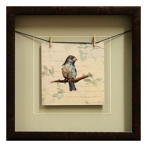 Bird Scene Ii Framed Wall Art Art Framed Wall Art Wall Art