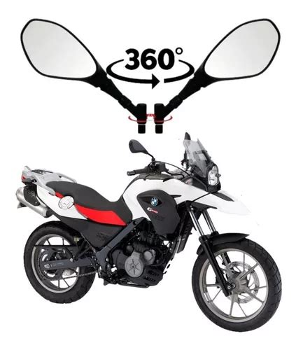 Par Retrovisor Gvs Modelo Original Bmw Gs650 F800 12mm Parcelamento