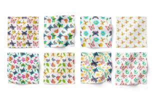 Garden Butterfly Pattern Graphic By Anka Drozd Creative Fabrica