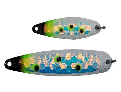 UV Dew Pearl Trolling Flutter Spoon For Fishing And Targets SALMON