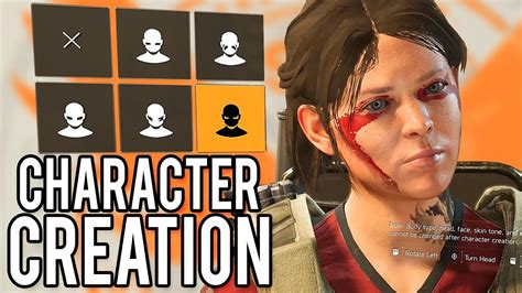 The Division 2 Character Creation Cute Female Telegraph