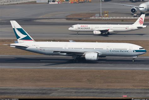 B HNA Cathay Pacific Boeing 777 267 Photo By ZGGGRWY01 ID 925770