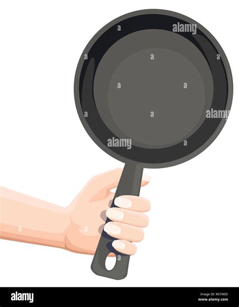 Frying Pan Vector Clipart