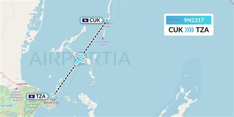 9N2217 Flight Status Tropic Air Caye Caulker To Belize City TOS2217