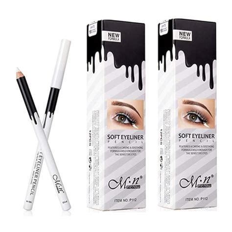 White Eyeliner Pencil Professional Highlighter Eye Liner Pen Soft Strokes