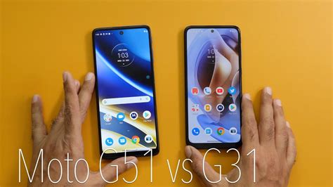 Motorola Moto G31 Vs Moto G51 5G 10 Point Practical Comparison YouTube