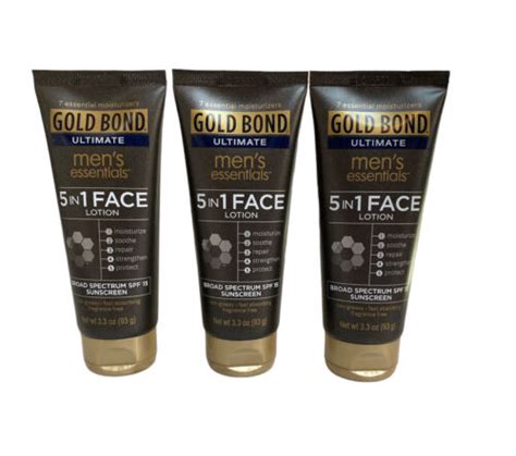 3 Gold Bond Ultimate Lotion Men S Essentials 5 In 1 Face 3 3oz Tube 08 2023 41167055618 Ebay