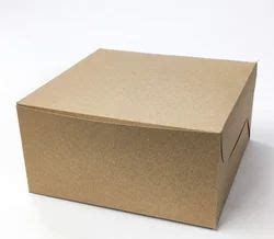 Cake Box Brown Kraft Paper Cake Box Manufacturer From Mumbai