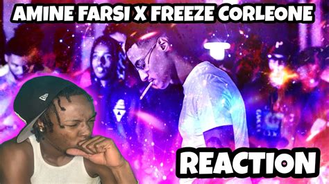 American Reacts To French Drill Rap Amine Farsi X Freeze Corleone