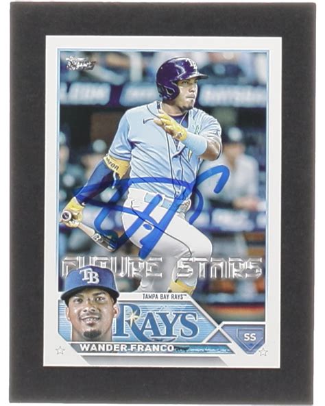 Wander Franco Signed Topps Fs Franco Pristine Auction