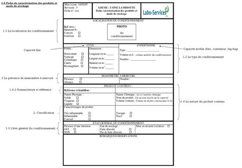 Identification des déchets Mise en sécurité du site Lambiotte