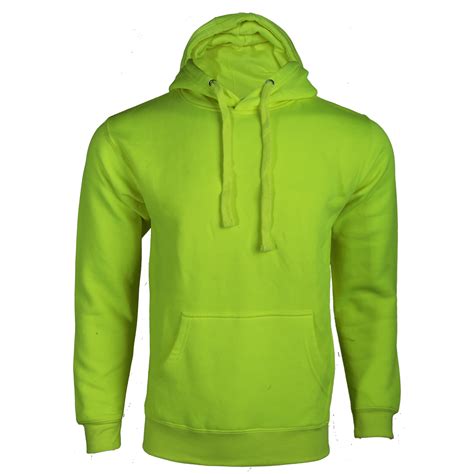 2001 Adults Comfort Hoodie 7 8 Oz Neon Yellow Color Af Apparels Usa