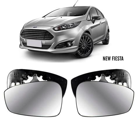 Lente Retrovisor Ford Fiesta 2013 A 2021 Escolha O Lado Evo X