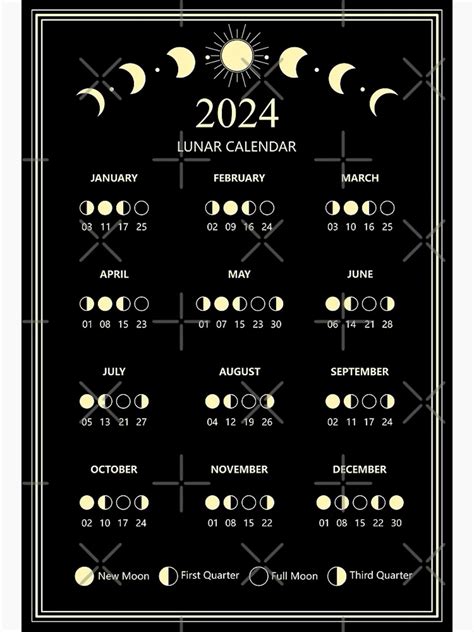 Calendar 2024 Moon Phases And Nature Artofit