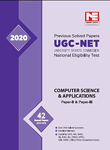 UGC NET 2024 Books Computer Science Applications