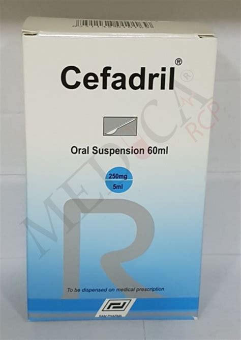 Medica RCP Cefadril Suspension Indications Side Effects