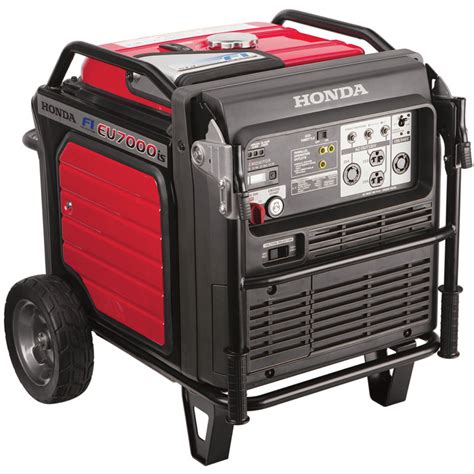 Honda 7,000-Watt Red Gas-Powered Inverter Portable Generator by Honda ...