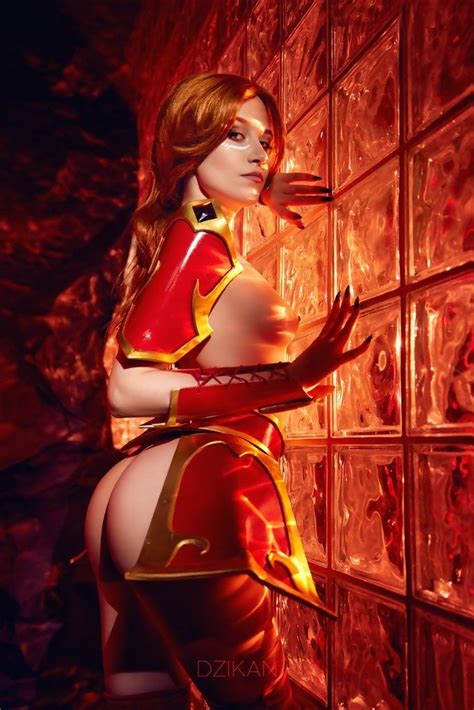 Lina Cosplay Photoshoot By Dzikan Dota